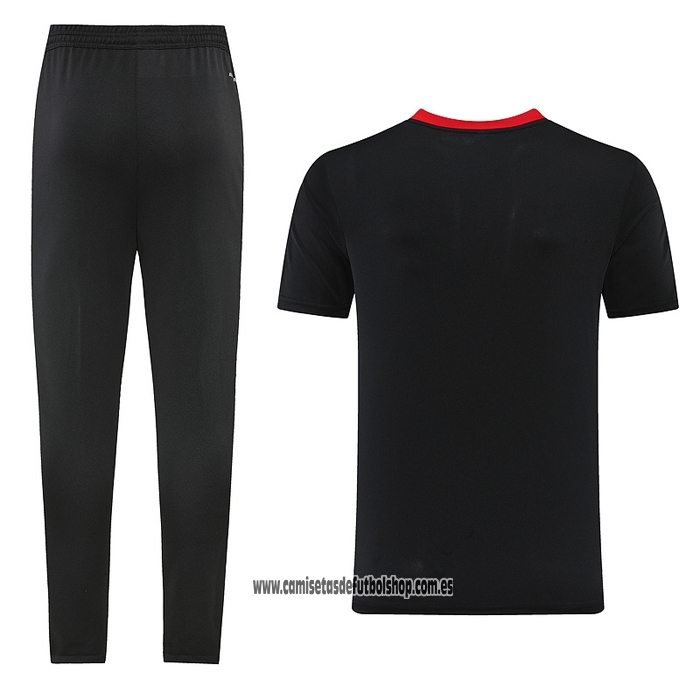 Chandal del Manchester United 23-24 Manga Corta Negro